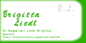 brigitta liedl business card